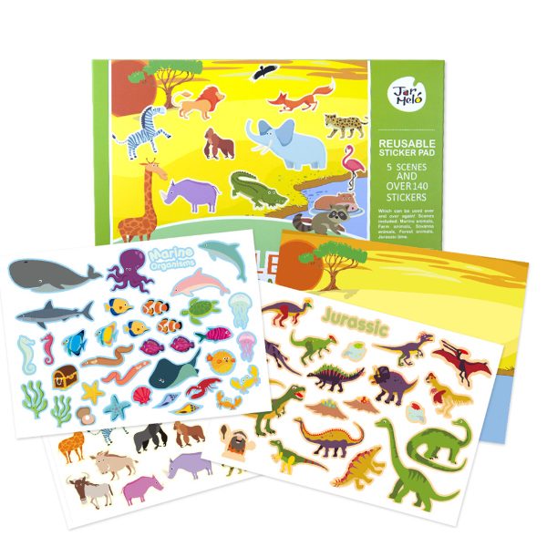 Re-Usable Sticker Pad Set - Animal World